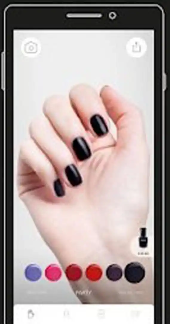 ON LINE. Con una foto de la mano podés probar los colores antes de tu compra. 