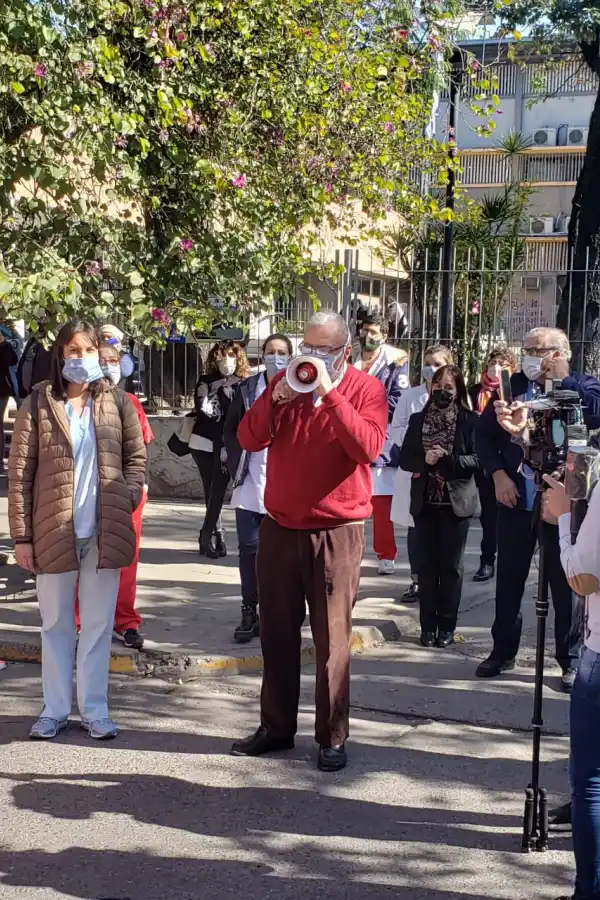 El reclamo se repetirá la próxima semana en los hospitales.