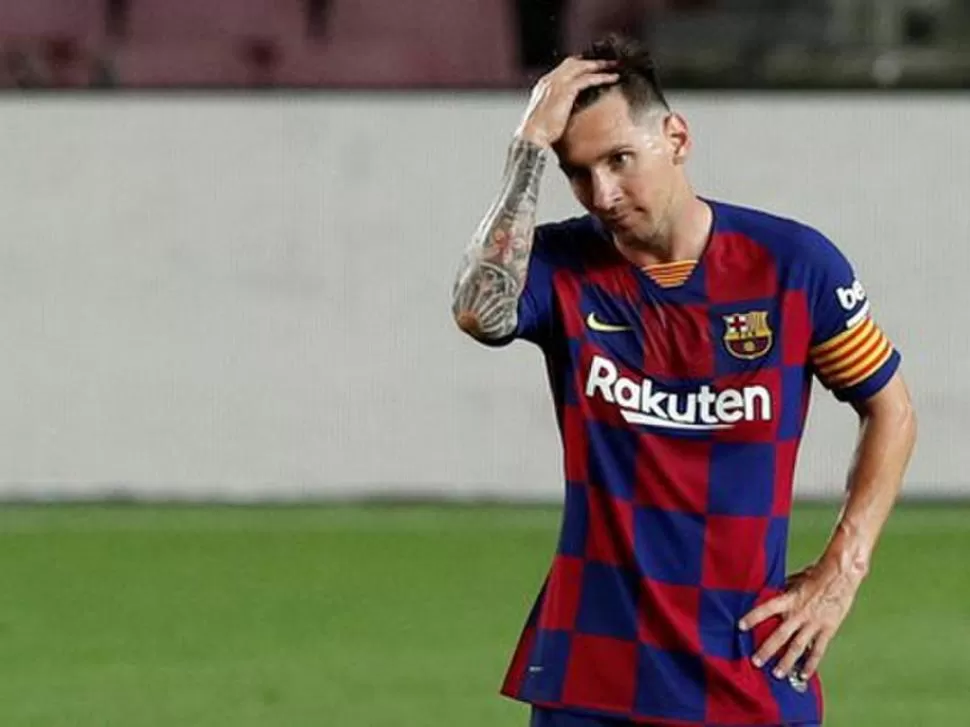 NO LA PASA BIEN. Messi siente que los dirigentes de Barcelona lo culpan de los males del club. 
