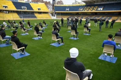 El regreso de los futbolistas a las canchas, muy medido y controlado