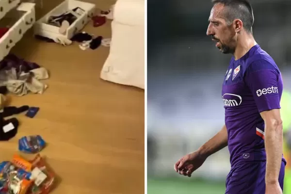 Ribery tuvo un domingo adverso: se retiró lesionado y le robaron en su casa