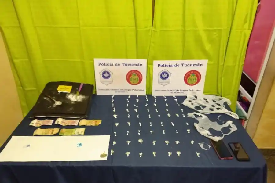 ELEMENTOS. Secuestro de droga y dinero de la Policía provincial.  