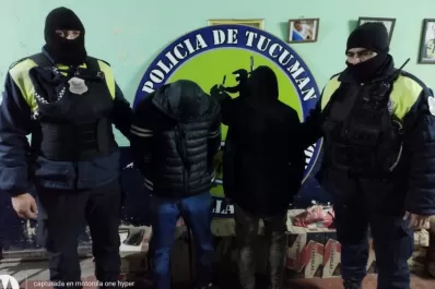 Atrapan a dos delincuentes en barrio Sur: uno de ellos es menor de edad y estaba armado