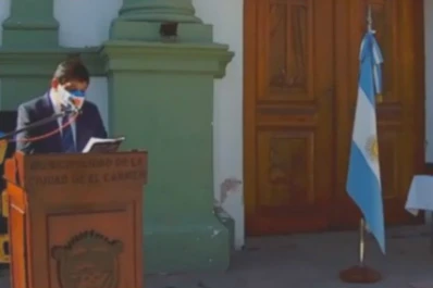Video: un intendente jujeño se inspiró en una película para dar su discurso del 9 de Julio