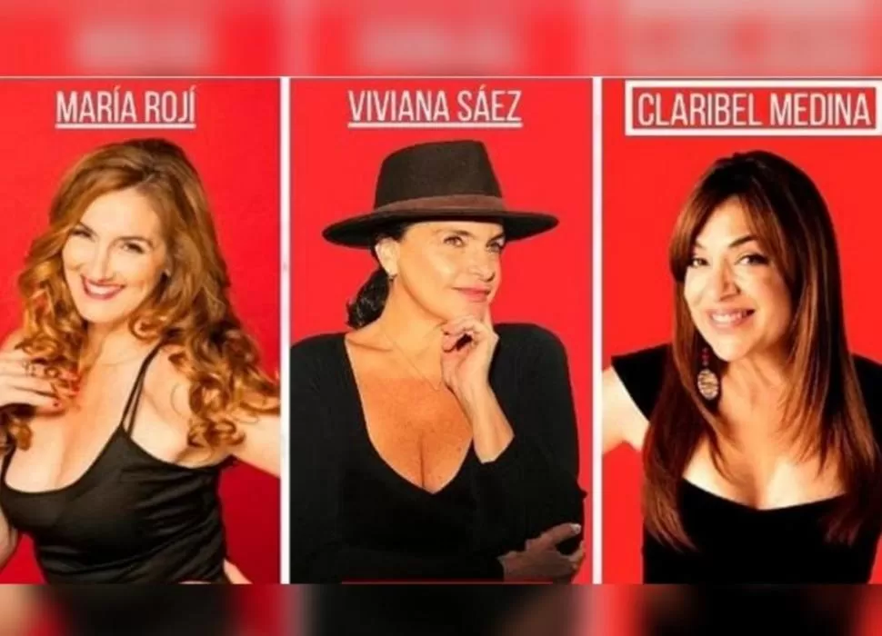 TRES HISTORIAS QUE SE TOCAN. María Rojí, Viviana Sáez y Claribel Medina compusieron sus personajes por separado con sendos directores. 