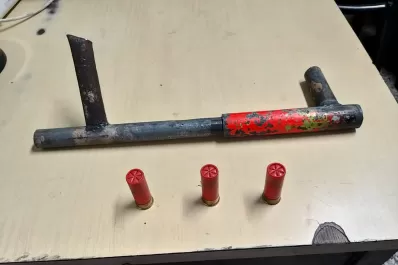 Fabricó una tumbera con dos caños, hizo un disparo y lo detuvieron