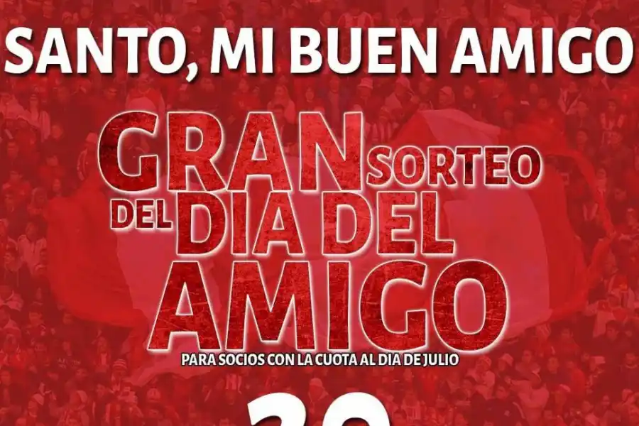 CON TODO. El día del amigo se vivirá a full en La Ciudadela. Los hinchas no paran. 