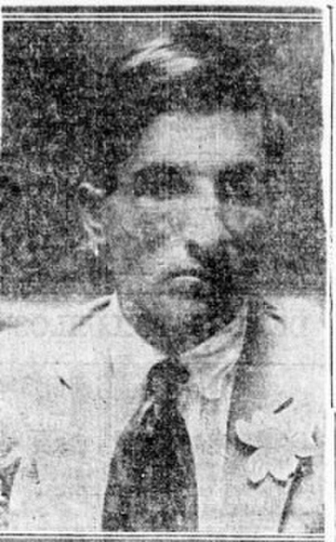 VÍCTIMA. Ramón Reynoso fue fusilado por policías en 1933.