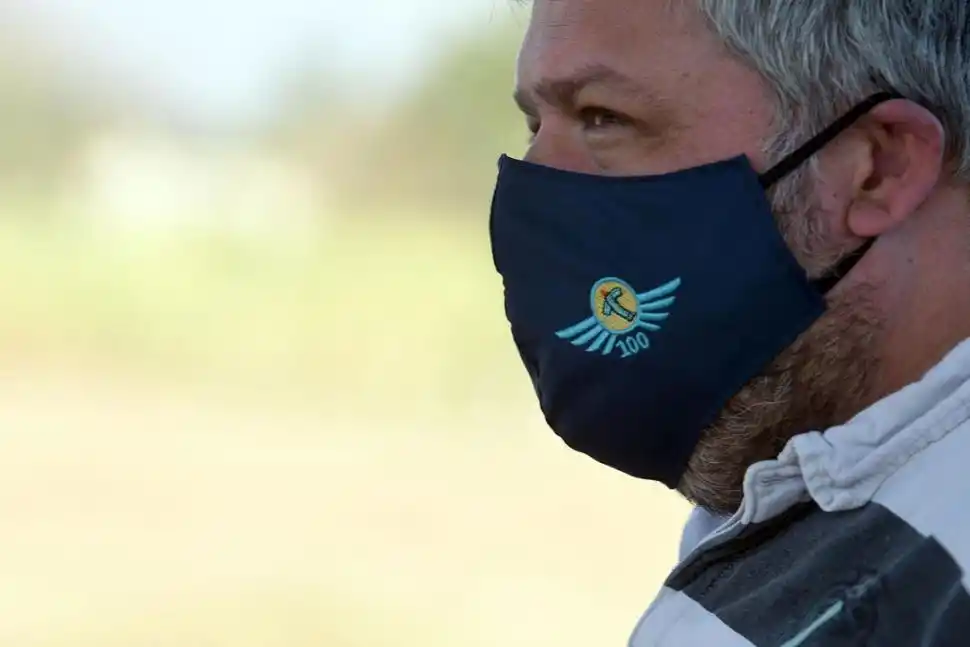 CON BARBIJO. Con el aislamiento social, preventivo y obligatorio, las actividades regresaron con cuidados y protocolos.  