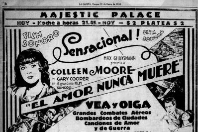 Hojeando el Diario: el cine sonoro llegó a Tucumán en 1930