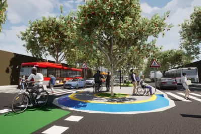 Avanza la construcción de la ciclovía que unirá la ex Quinta Agronómica con Filosofía y Letras