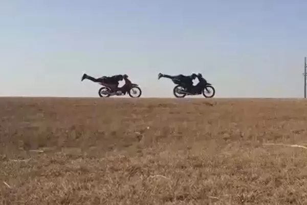 En Las Cejas, usan la ruta para correr “picadas”