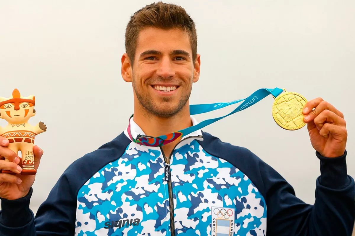 POSITIVO. Agustín Vernice, atleta olímpico argentino con coronavirus.