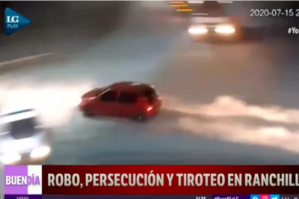 Persecución y tiroteo en la ruta 9, tras el robo de una camioneta