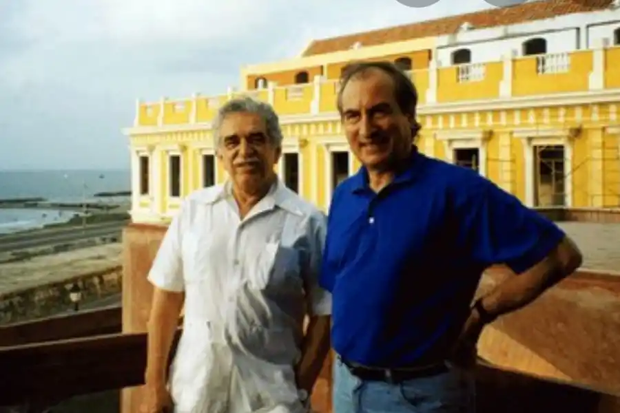 En Cartagena de Indias, Gabriel García Márquez y Tomás Eloy Martínez.