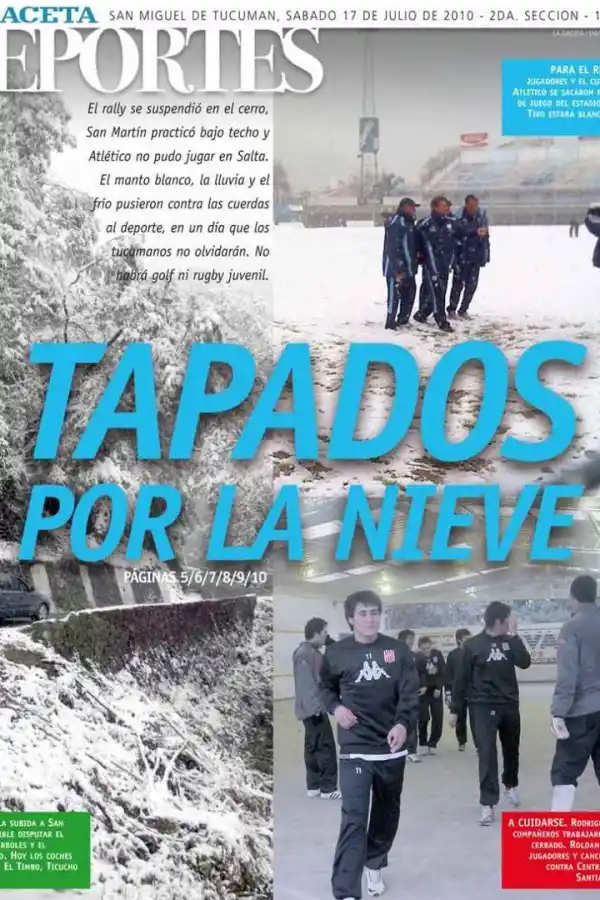 A 10 años de una nevada que complicó al deporte de todo el NOA