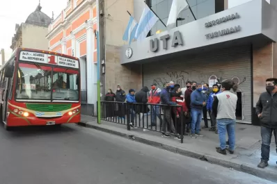 UTA anuncia un paro para el martes por los sueldos impagos