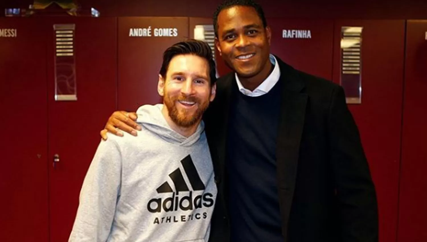 SUGESTIVO. Hace unas semanas el ex goleador de Barcelona saludó a Messi para su cumpleaños.
