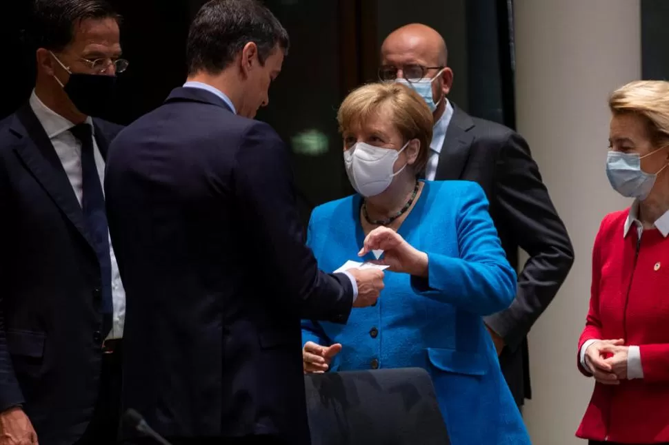 PREOCUPADA, PERO SERENA. Merkel afirmó que en Alemania la situación está controlada. FOTO DE ARCHIVO