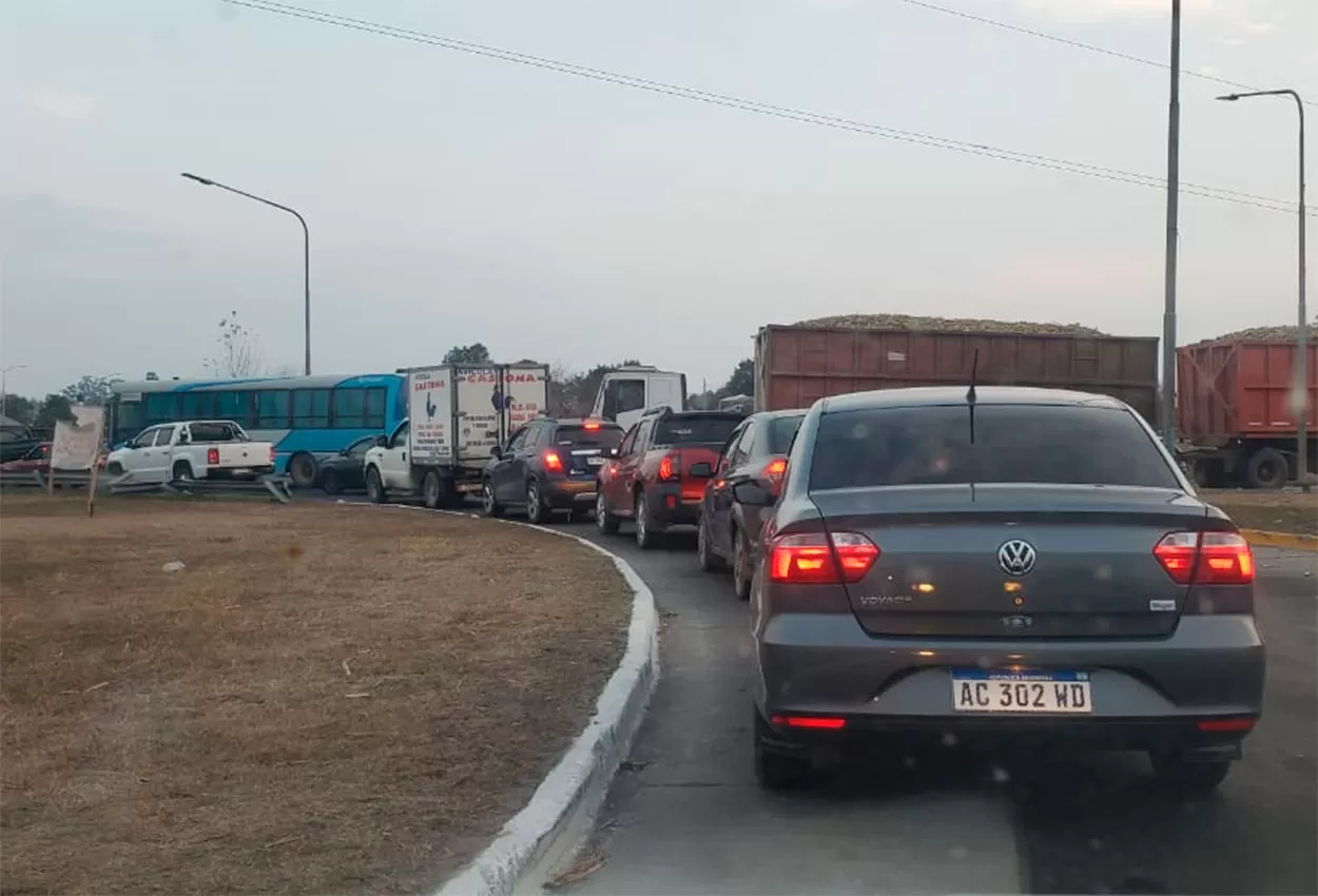 Los accesos a Concepción están congestionados por los controles