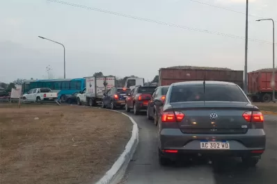 Los accesos a Concepción están congestionados por los controles