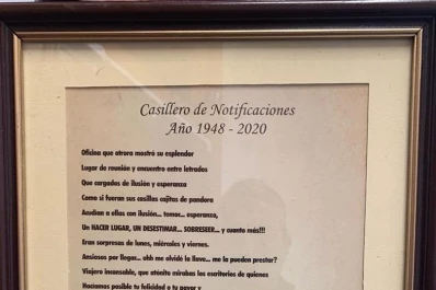 El Casillero de Notificaciones se jubiló tras 72 años de informar triunfos y derrotas