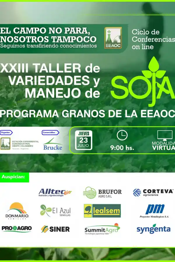 Nueva edición del Taller de variedades y manejo de soja de la Eeaoc
