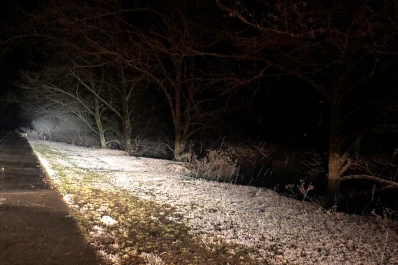 Con temperatura bajo cero, comenzó a nevar en Tafí del Valle
