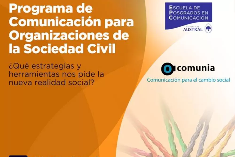 Lanzan la sexta edición del Programa de Comunicación para las Organizaciones de la Sociedad Civil 