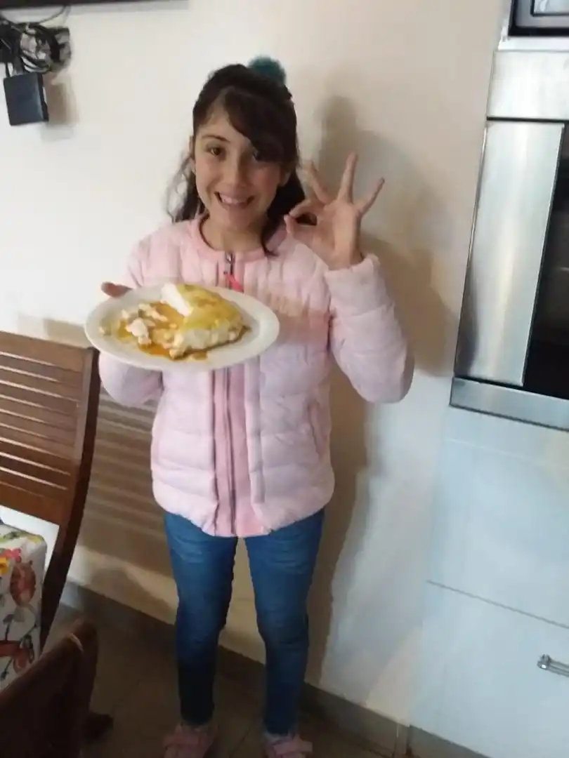 CON IDENTIDAD NORTEÑA. Lucía hizo una receta de su bisabuela.  