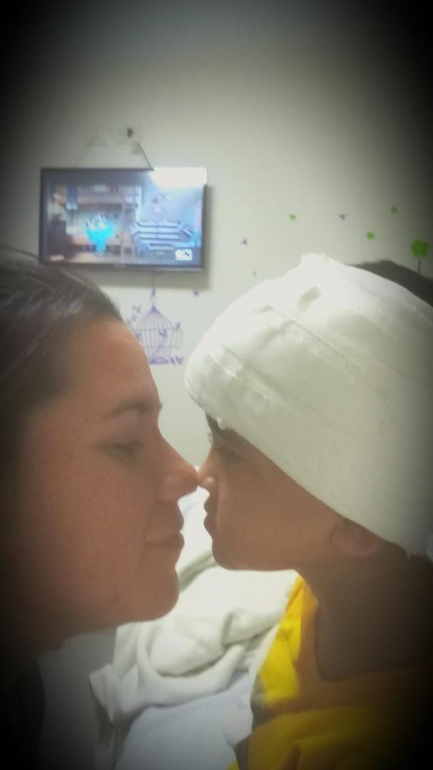 REENCUENTRO. Lisandro y Vanesa, cuando lo peor ya había pasado.  