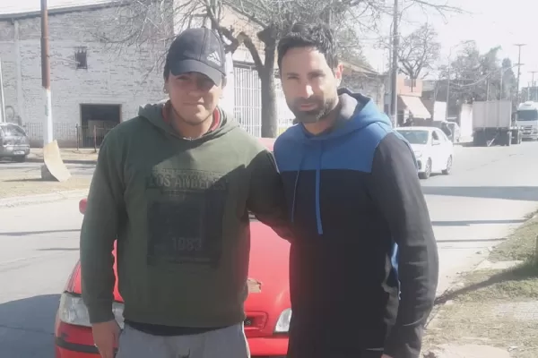 Un hincha de San Martín fue auxiliado por Lucchetti: se nota la calidad de persona