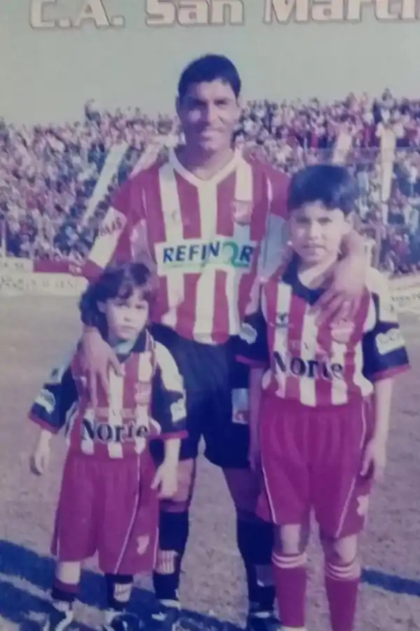EN LA CIUDADELA. Al final de su carrera, jugó en San Martín.