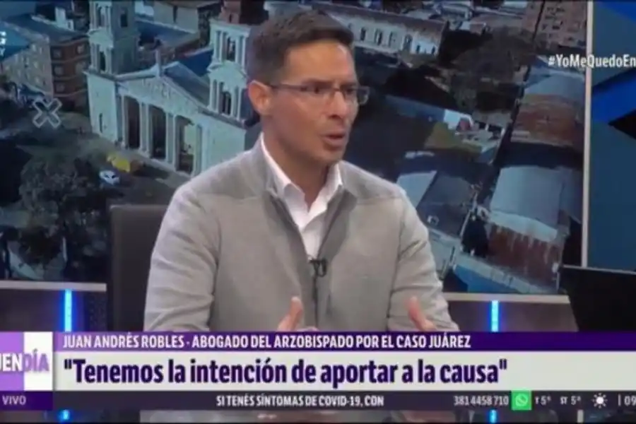 MEDIDO. Juan Andrés Robles explicó cuál es el papel del Arzobispado en la polémica causa.
