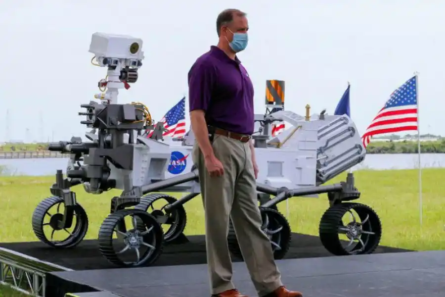 ROVER. El robot buscará vida en Marte.