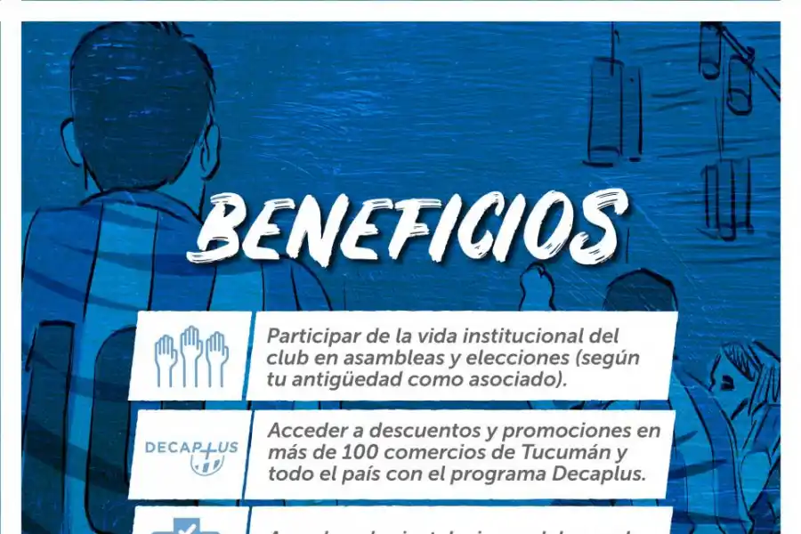 Atlético Tucumán lanzó una nueva campaña para sumar socios al club