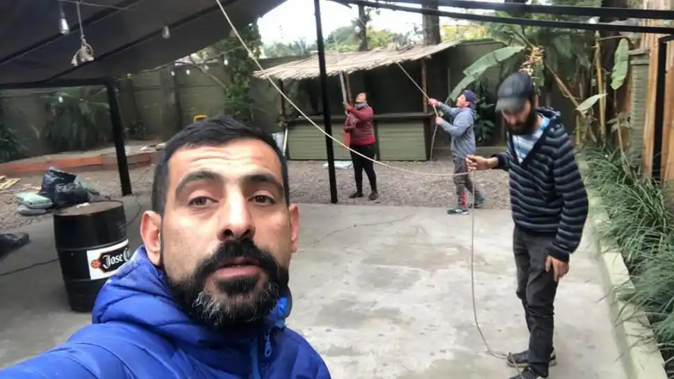 JULIO RASUK. En plena tarea en Yerba Buena, el empresario tiene previsto también abarcar Bella Vista. 