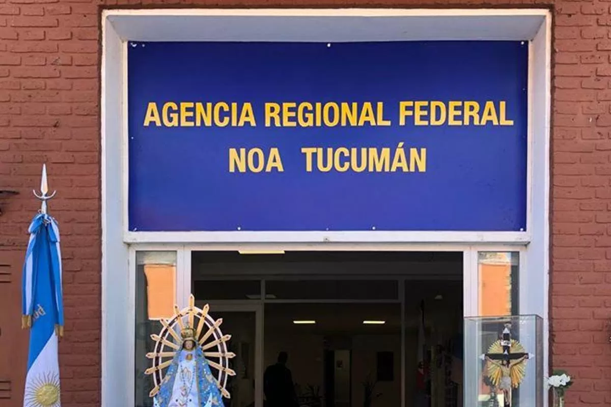 EN LAPRIDA AL 1.000. La Policía Federal cuenta con una agencia regional en Tucumán. Foto: Primera Fuente