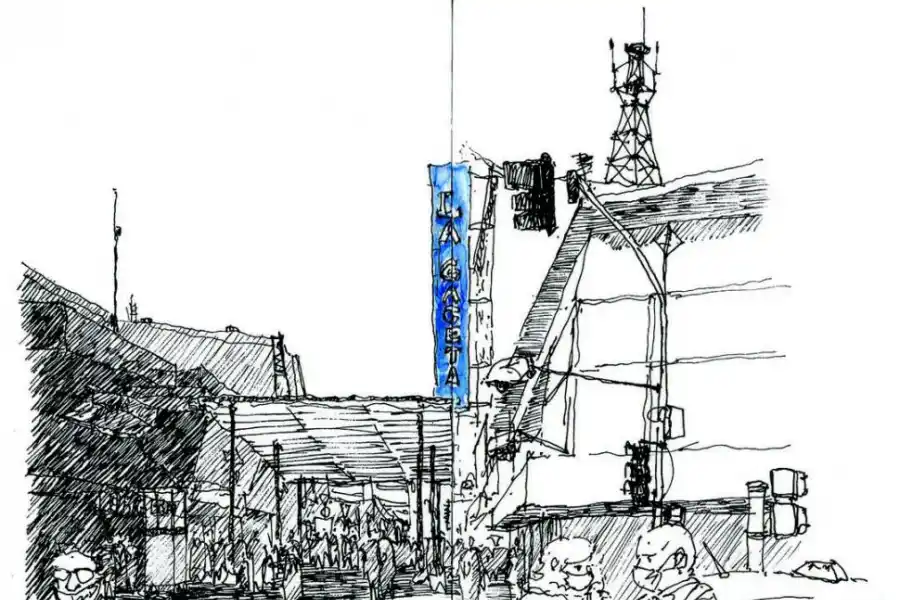 Video: recorren la ciudad, la dibujan y comparten su mirada sobre el paisaje urbano