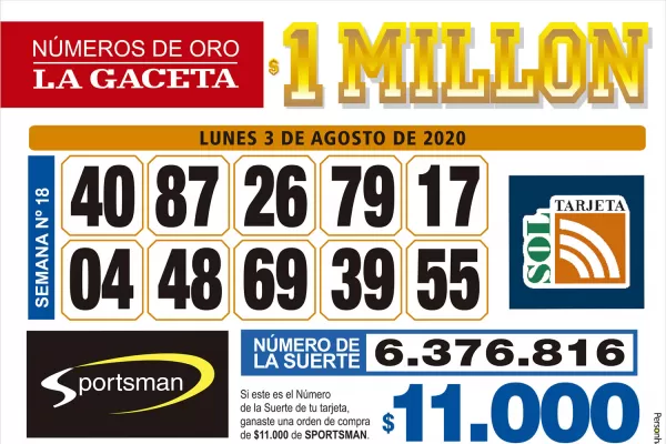 Los Números de Oro de LA GACETA