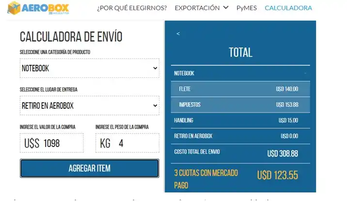 Aerobox: así funciona el “puerta a puerta” más veloz del país