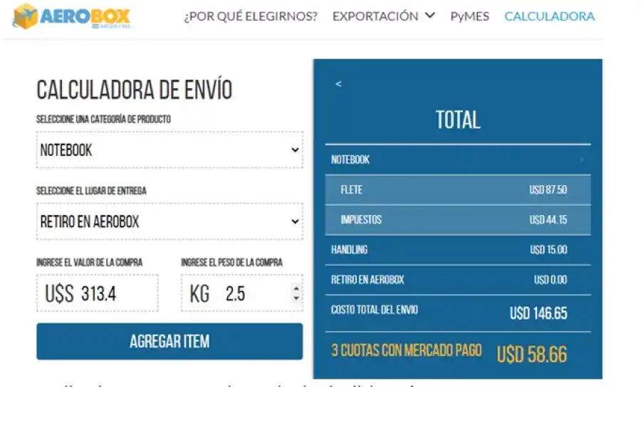 Aerobox: así funciona el “puerta a puerta” más veloz del país