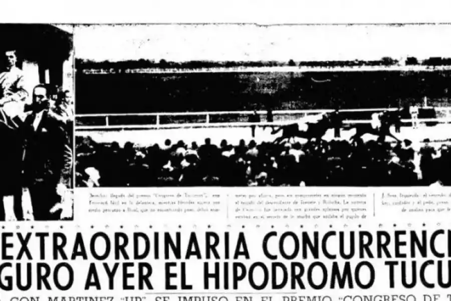 HISTÓRICO. Al día siguiente, LA GACETA reflejó el gran acontecimiento. Se disputaron cuatro pruebas el primer día.  