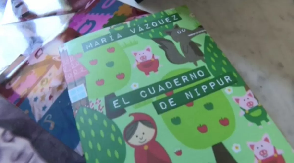 “EL CUADERNO DE NIPPUR”. El libro artesanal que María Vázquez escribió para su hijo es la base de una película. 