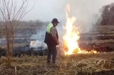 Quema ilegal: hubo cinco incendios en 24 horas en distintos puntos de la provincia