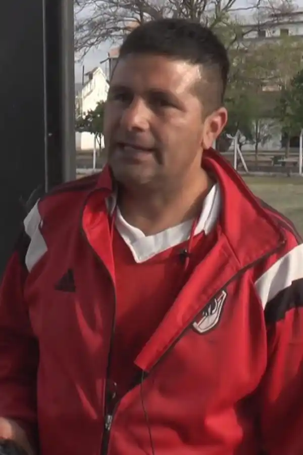 EL CONDENADO. “El Pelao” Cabrera en la reconstrucción del hecho y en una de sus últimas apariciones.