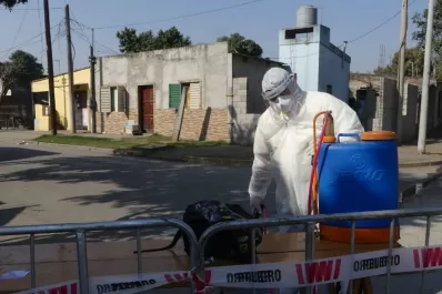 Así cercaron el Barrio Municipal de Concepción para evitar la propagación del coronavirus