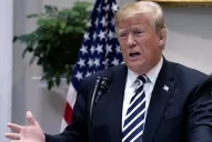 Trump abandonó una conferencia de prensa porque se produjo un tiroteo cerca de la Casa Blanca
