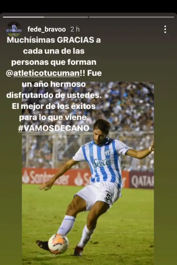 Bravo se despidió de Atlético y Pupa Heredia espera definiciones sobre su futuro