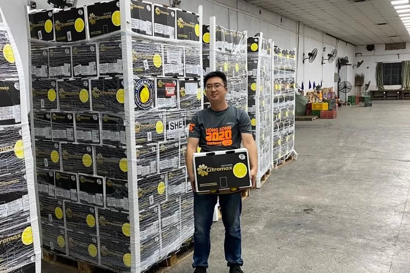 ¡LLEGARON! Los limones tucumanos ya están en China. Foto: gentileza Acnoa